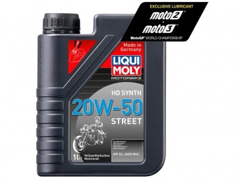ACEITE LIQUI-MOLY BOTE 1L HD SYNT. 20W-50 STREET