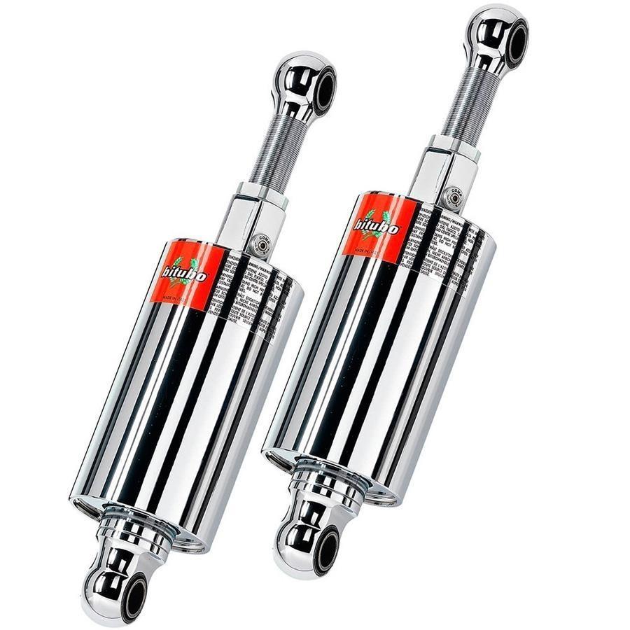 AMORTIGUADORES BITUBO GAS/ACEITE CROMO HARLEY SOFTAIL HD013HMG12