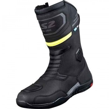 BOTAS LS2 GOBY LADY BOOTS WP BLACK H-V YELLOW