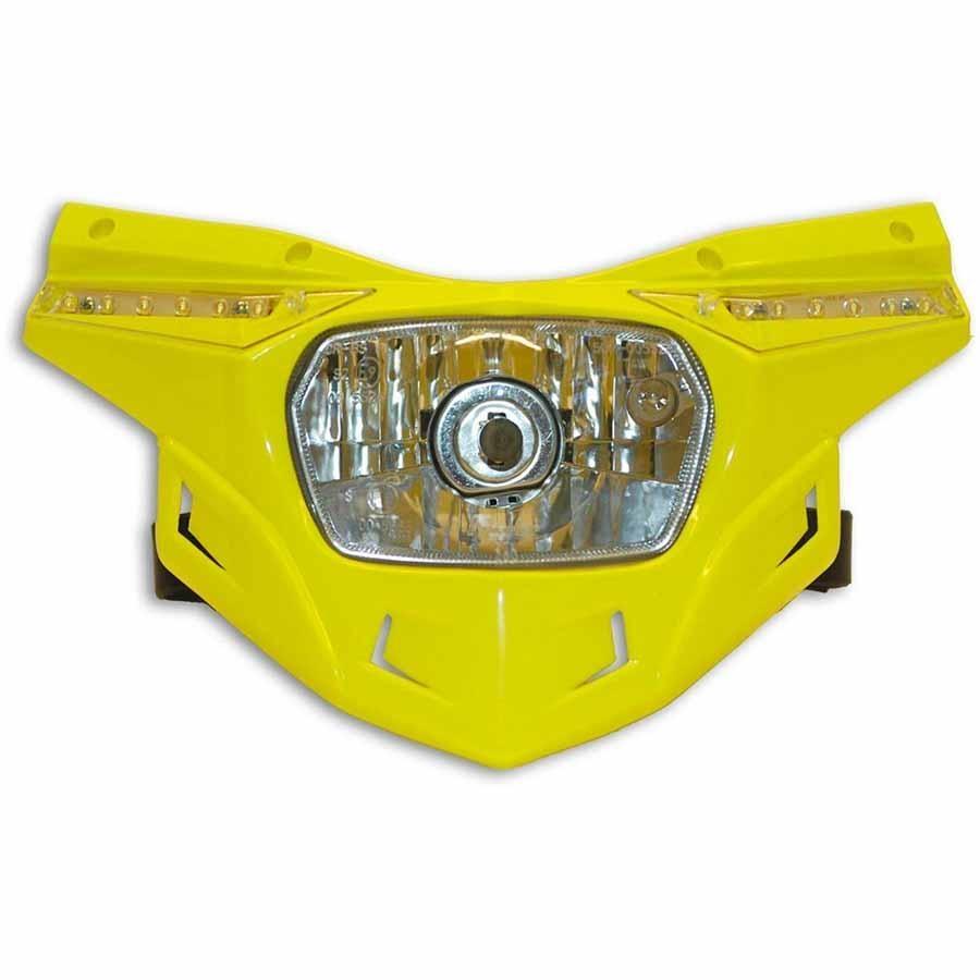 RECAMBIO INFERIOR (OPTICA INCLUIDA) CARETA UFO HOMOLOGADA STEALTH AMARILLO PF01714-102   41553