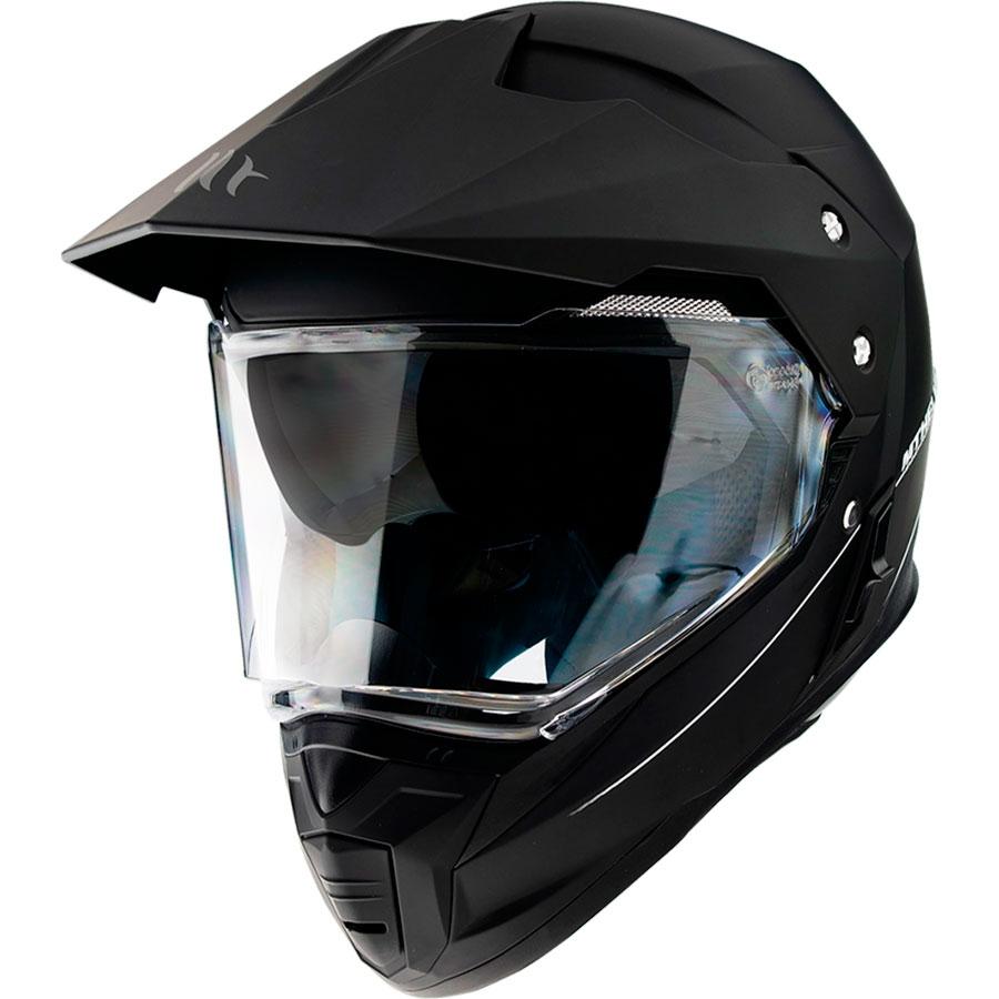 CASCO MT OFF-ROAD SYNCHRONY DUO SPORT SOLID NEGRO MATE