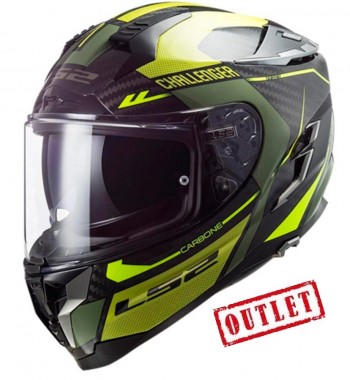 CASCO LS2 INTEGRAL FF327 CHALLENGER CARBON  CT2 THORN MILITARY GREEN