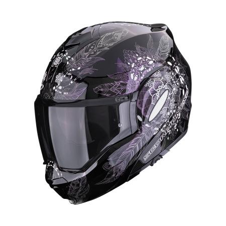 CASCO SCORPION EXO-TECH EVO DREAM NEGRO-CAMALEÓN
