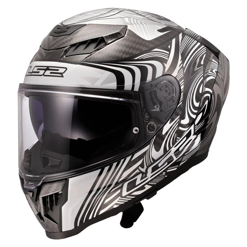 CASCO INTEGRAL LS2 FF807 DRAGON ENTHUM SILVER