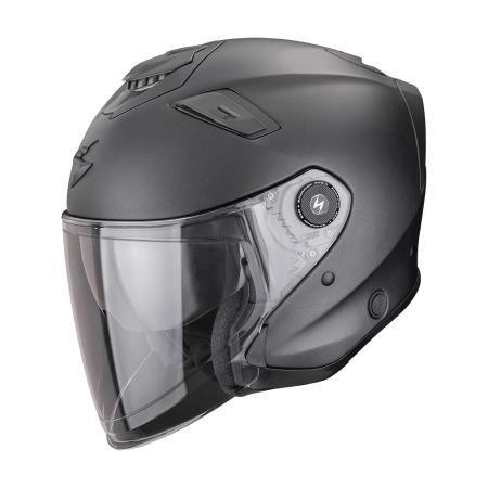 CASCO SCORPION EXO-GT JET NEGRO PERLADO MATE