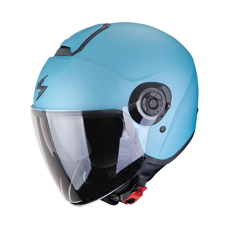 CASCO SCORPION EXO-CITY II CELESTIAL AZUL MATE