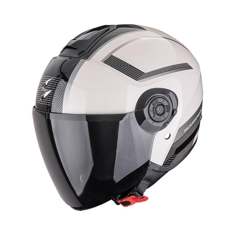 CASCO SCORPION EXO-CITY II COSMOS CREMA-NEGRO