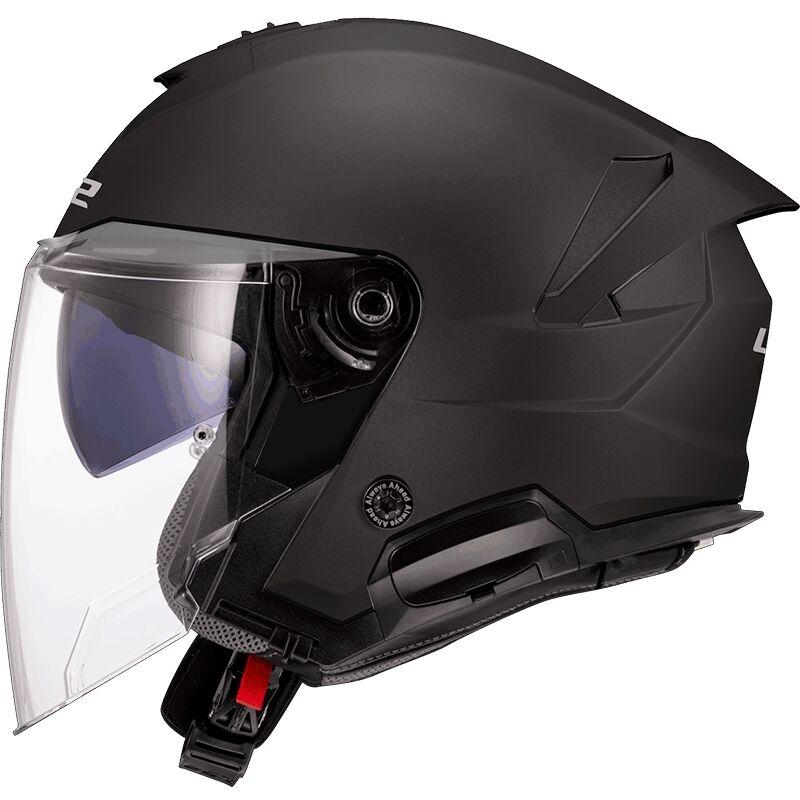 CASCO ABIERTO LS2 OF618 VERSO II SOLID MATT BLACK