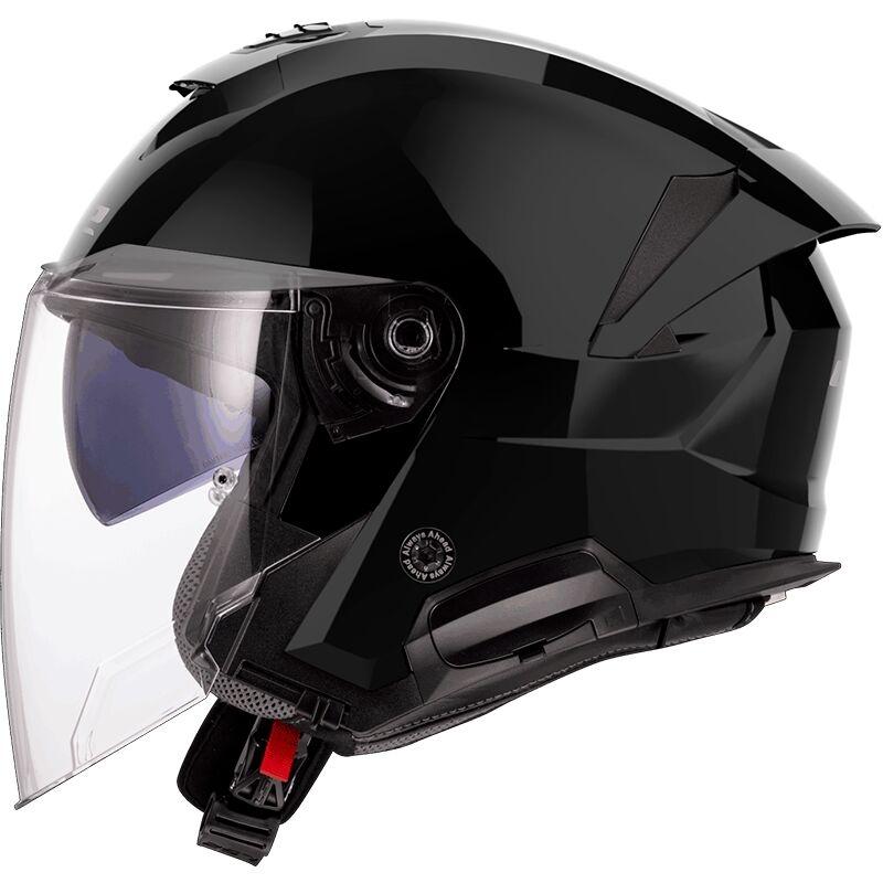 CASCO ABIERTO LS2 OF618 VERSO II SOLID GLOSS BLACK