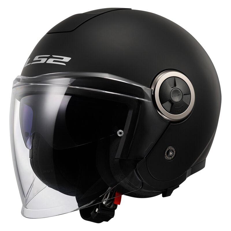 CASCO ABIERTO LS2 OF620 CLASSY SOLID MATT BLACK-06