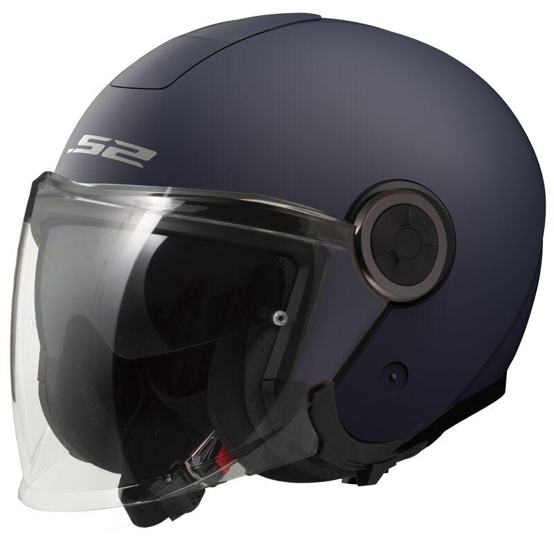 CASCO ABIERTO LS2 OF620 CLASSY SOLID NAVY BLUE-06
