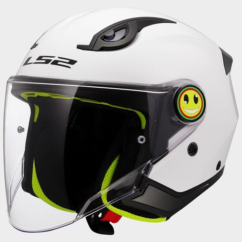CASCO ABIERTO LS2 OF622 FUNNY II SOLID WHITE