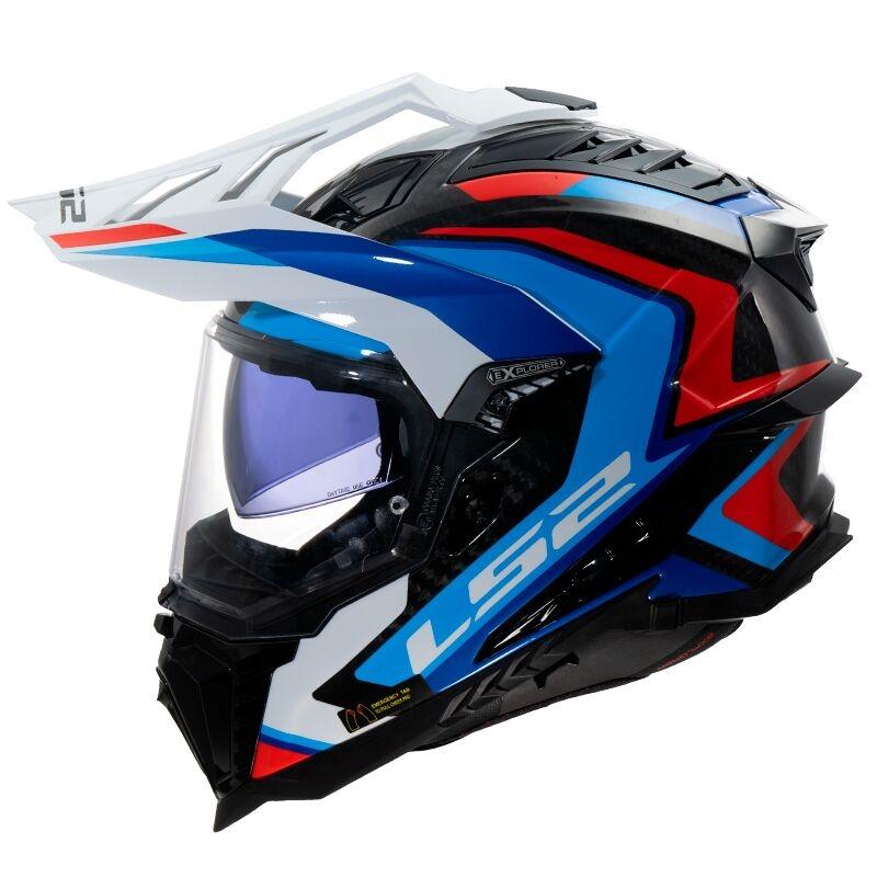 CASCO OFF-ROAD LS2 MX701 EXPLORER C FRONTIER II WHITE BLUE-06