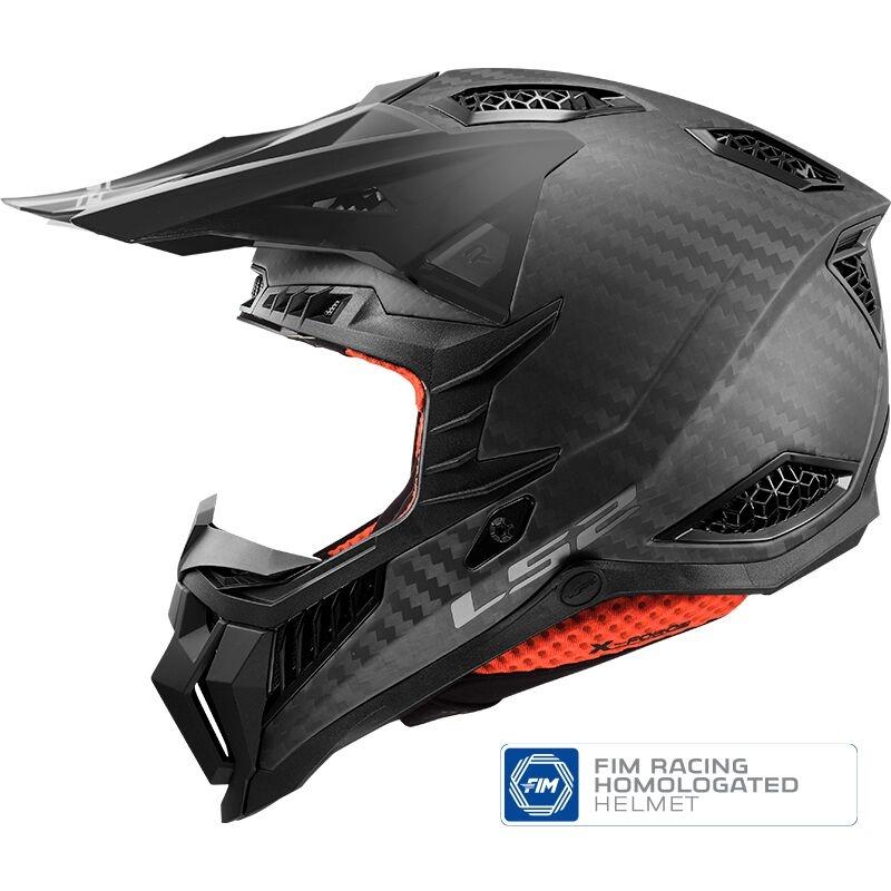 CASCO OFF-ROAD LS2 MX703 C X-FORCE PRO FIM MATT CARBON-06