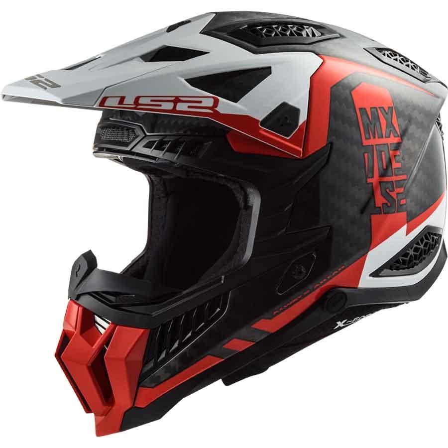 CASCO LS2 OFF-ROAD MX703 C X-FORCE VICTORY RED WHITE-06