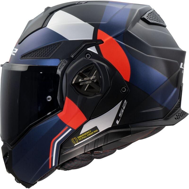 CASCO CONVERTIBLE LS2 FF901 ADVANT X ULTRA BLUE RED-06