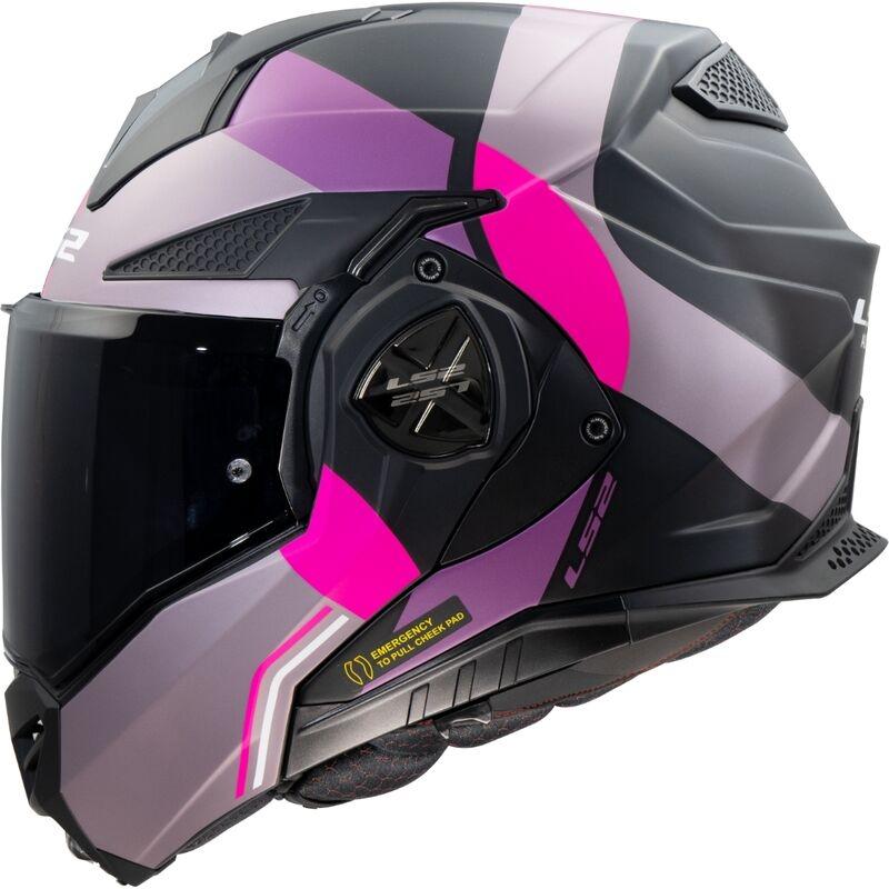 CASCO CONVERTIBLE LS2 FF901 ADVANT X ULTRA GREY PURPLE-06