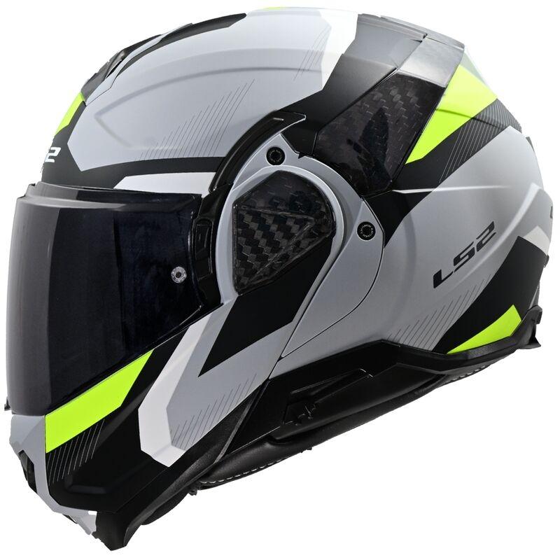 CASCO CONVERTIBLE LS2 FF910 ADVANT II TRIPLE LIGHT GREY