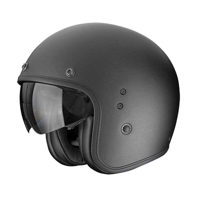 CASCO SCORPION BELFAST EVO NEGRO PERLA MATE