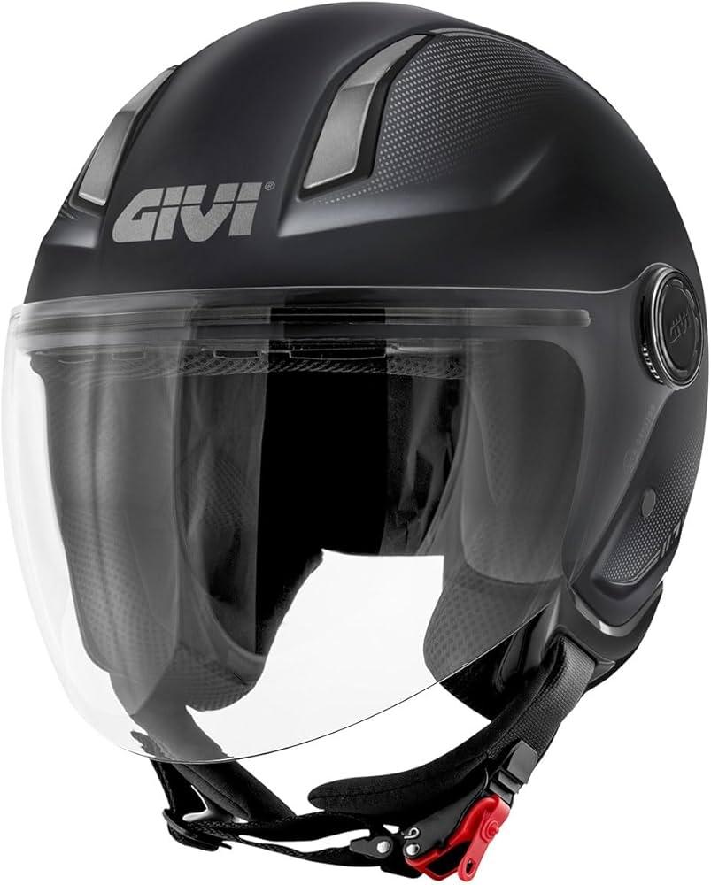 CASCO GIVI DJET 117/SOLID NEGRO-MT/TITANI