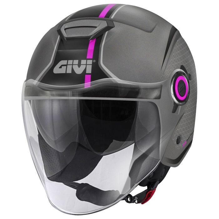 CASCO GIVI JET 125/TOUCHTITANIO-MT/ROSA
