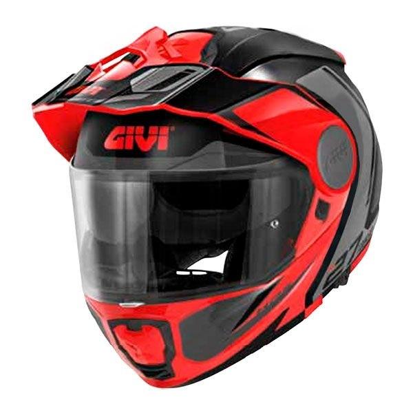 CASCO GIVI MOD X27/TOURER C/PLNEGRO-BR/ROJO T