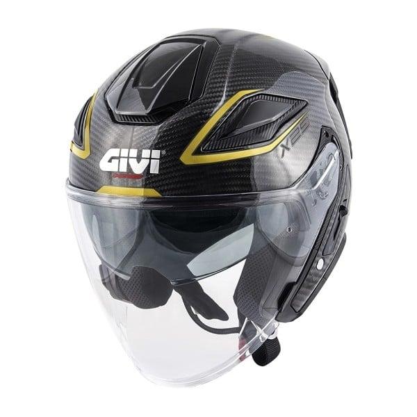CASCO GIVI JET CARBON X29  CARBON-BR/GOLD