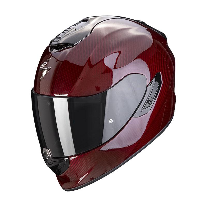 CASCO SCORPION EXO-1400 EVO CARBON AIR SOLID RED