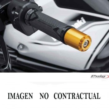 CONTRAPESOS MANILLAR PUIG ALUMINIO LARGO KYMCO AK550 C/PLATA
