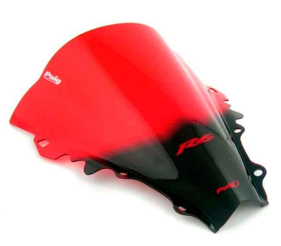 CUPULA PARABRISAS PUIG RACING YAMAHA R6 06-07' CON ROJO 4059R