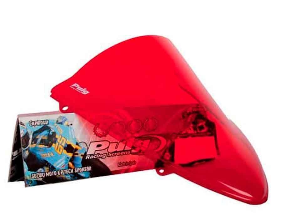 CUPULA PARABRISAS PUIG RACING KAWASAKI NINJA 250R 08'-12' CON ROJO 4626R