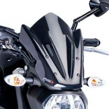 CUPULA PARABRISAS PUIG NEW GENERATION SPORT YAMAHA MT07 14'-17' CON CARBONO 7015C