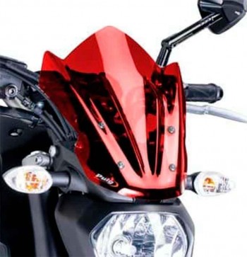 CUPULA PARABRISAS PUIG NEW GENERATION SPORT YAMAHA MT07 14'-17' CON ROJO 7015R