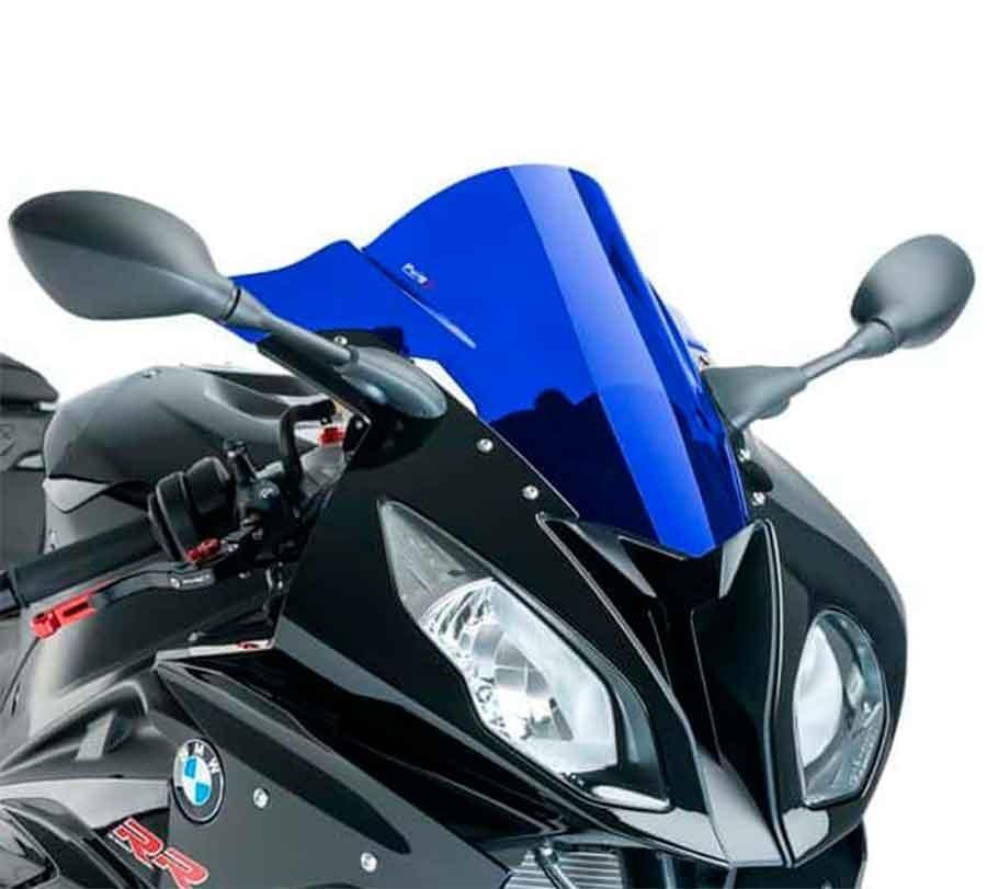 CUPULA PARABRISAS PUIG RACING BMW S1000RR 15'-18' CON AZUL 7564A