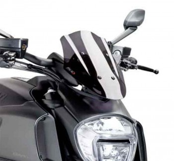 CUPULA PARABRISAS PUIG NEW GENERATION SPORT DUCATI DIAVEL 14-18' CON A OSC 7592F