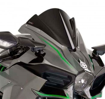 CUPULA PARABRISAS PUIG RACING KAWASAKI NINJA H2/H2R 15'-18' CON NEGR 7631N