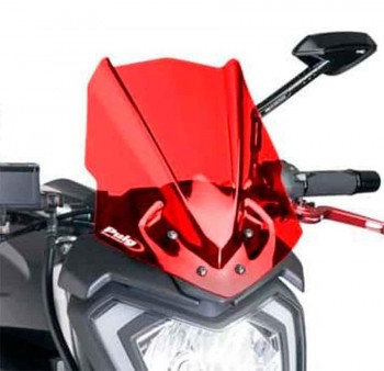 CUPULA PARABRISAS PUIG NEW GENERATION YAMAHA MT-125 15-18'CON ROJO 7654R
