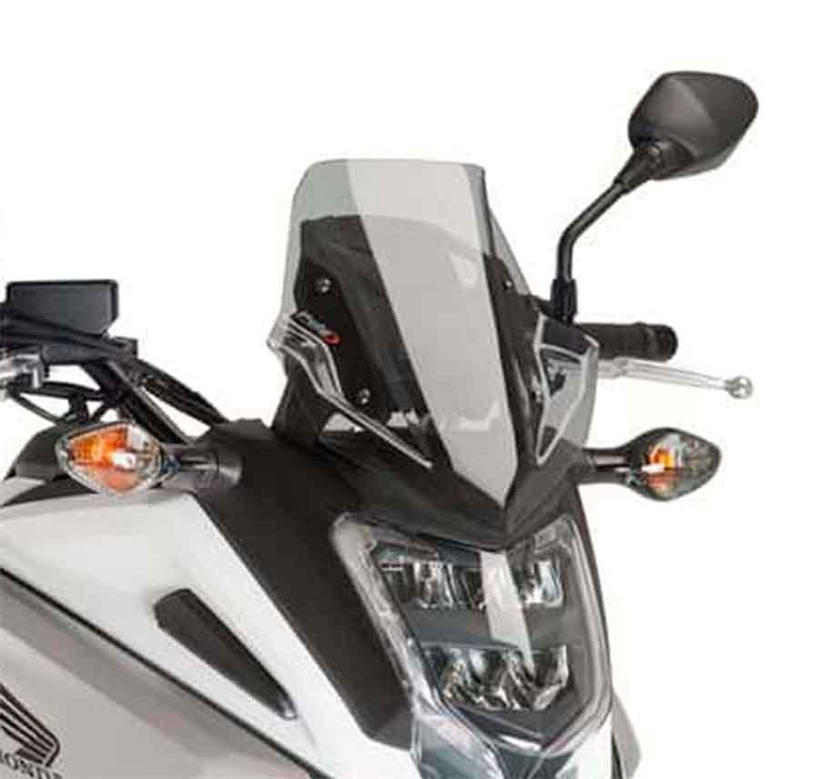 CUPULA PARABRISAS PUIG RACING HONDA NC750X 16'-18'CON HUMO 8909H