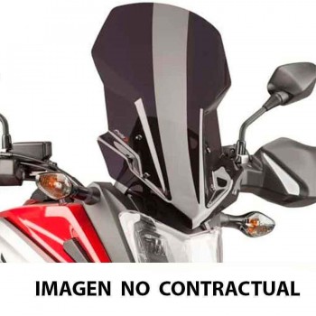 CUPULA PARABRISAS PUIG TOURING HONDA NC750X 16'-18'CON NEGRO 8910N