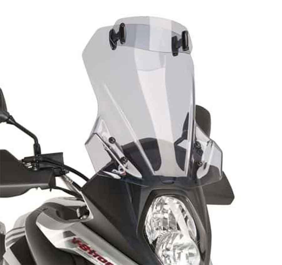 CUPULA PARABRISAS PUIG TOURING CON VISERA SUZUKI DL650 V-STROM 17-18' CON AHUMA 9440H