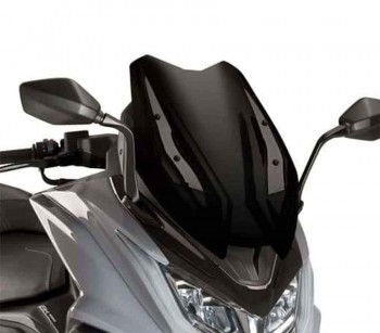 CUPULA PARABRISAS PUIG V-TECHLINE SPORT KYMCO AK550 17-18'CON NEGRO 9478N