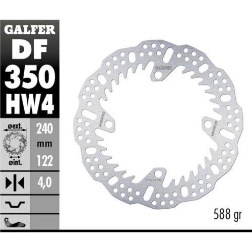 DISCO FRENO GALFER 350 DISC SHARK FIXED 240X4MM