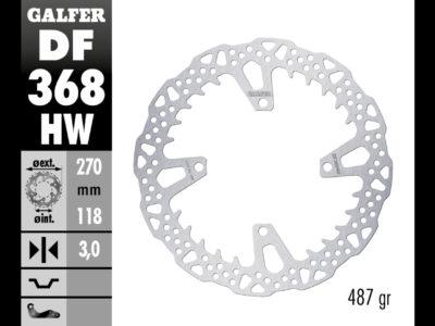 DISCO FRENO GALFER 368 DISC SHARK FIXED 270X3MM