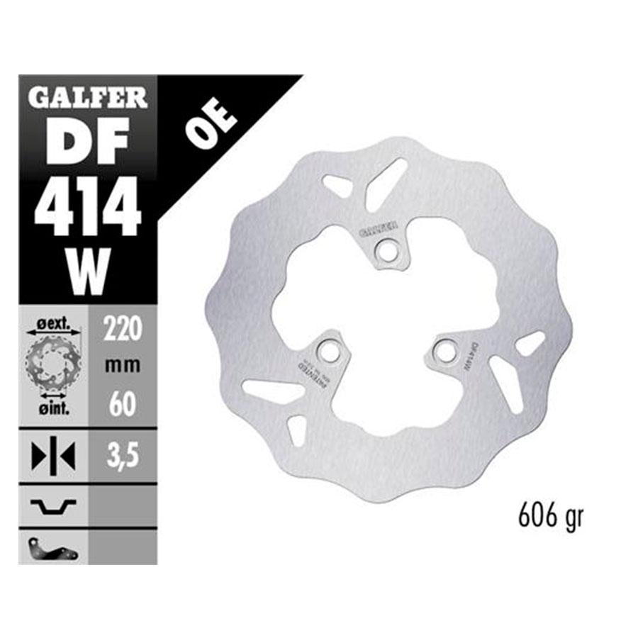 DISCO FRENO GALFER WAVE FIJO 220x3 5mm