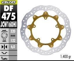 RACING W FLOATECH BRAKE DISC 320X6MM KASHIMA