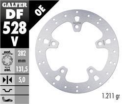 DISCO FRENO GALFER 528 ROUND DISC FIXED 282X5MM