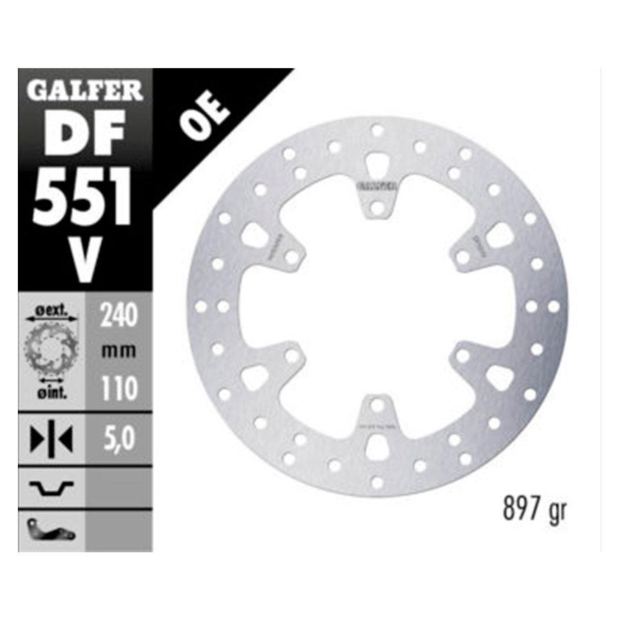 DISCO FRENO GALFER REDONDO FIJO 240X5MM