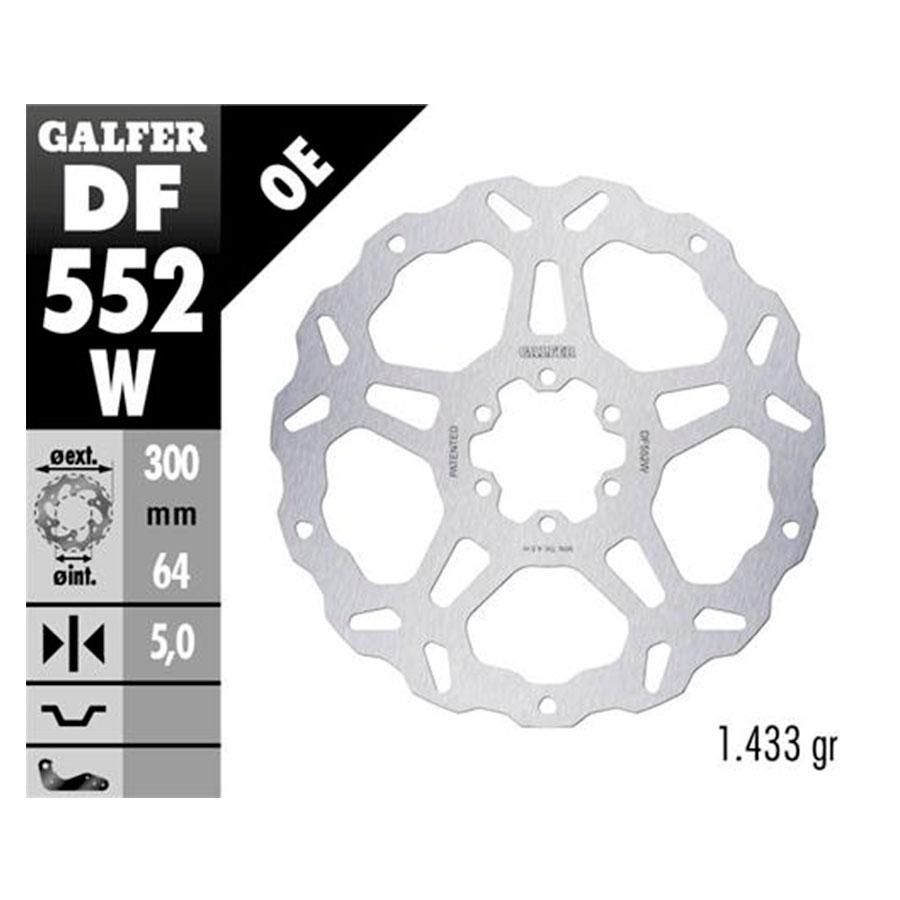 DISCO FRENO GALFER WAVE FIJO 300x5mm