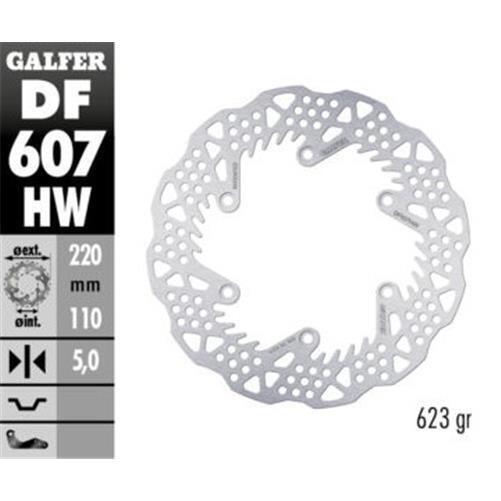 DISCO FRENO GALFER 607 DISC SHARK FIXED 220X4MM
