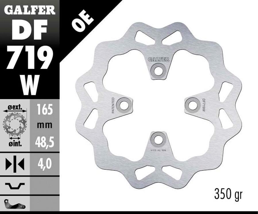 DISCO FRENO GALFER 719W